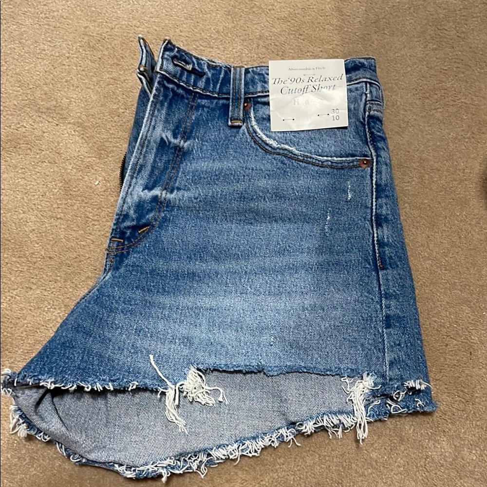 NWT Abercrombie Denim Cutoff Shorts